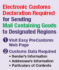 Submission of Electronic Customs Information